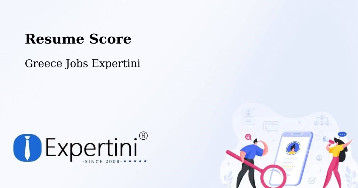 Resume Score & Job Description Match Tool – Vlycháda - Greece Jobs Expertini
